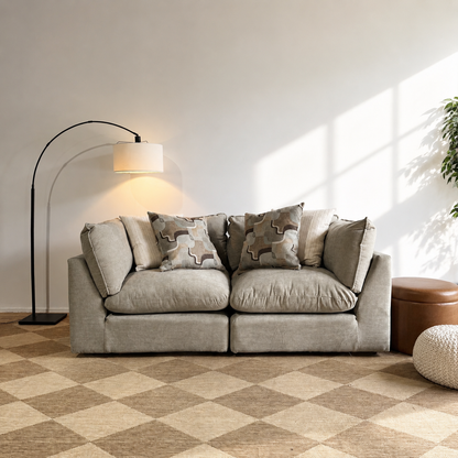 Mesa Loveseat in Sage Green Chenille