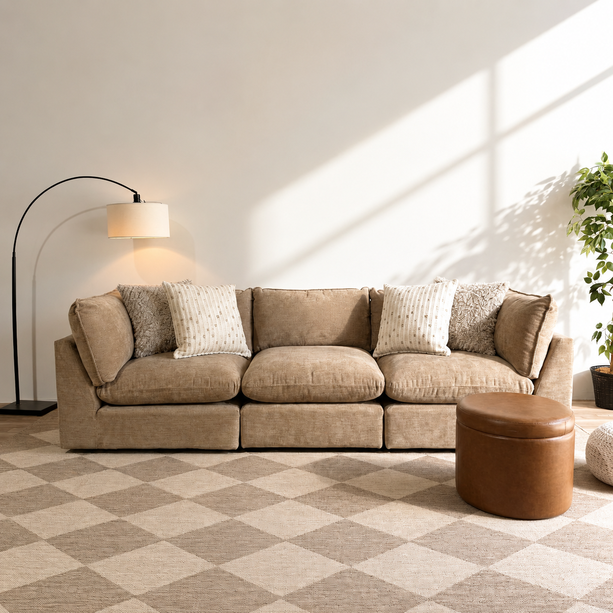 Mesa Sofa in Sage Green Chenille
