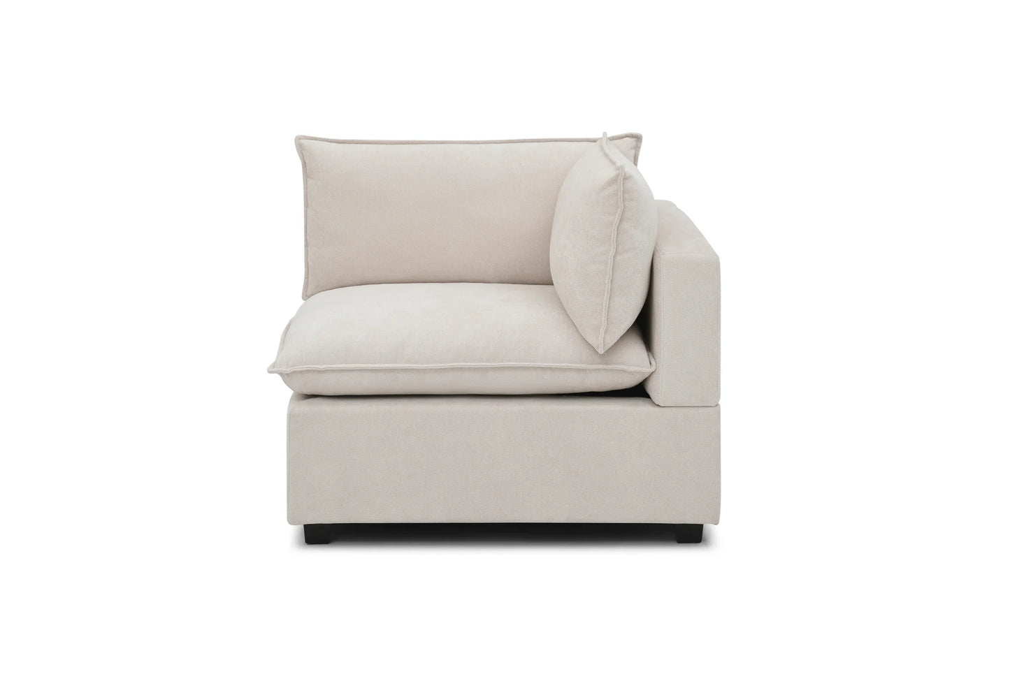 Bellamia Corner piece in Cream Performance Chenille