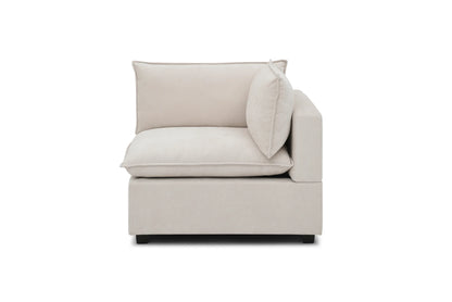 Bellamia Corner piece in Cream Performance Chenille