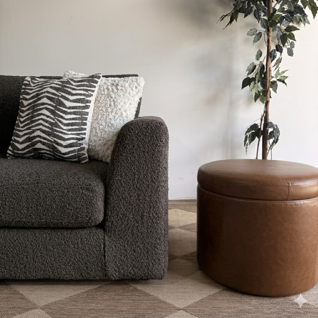 Georgia Sofa in Cream Boucle