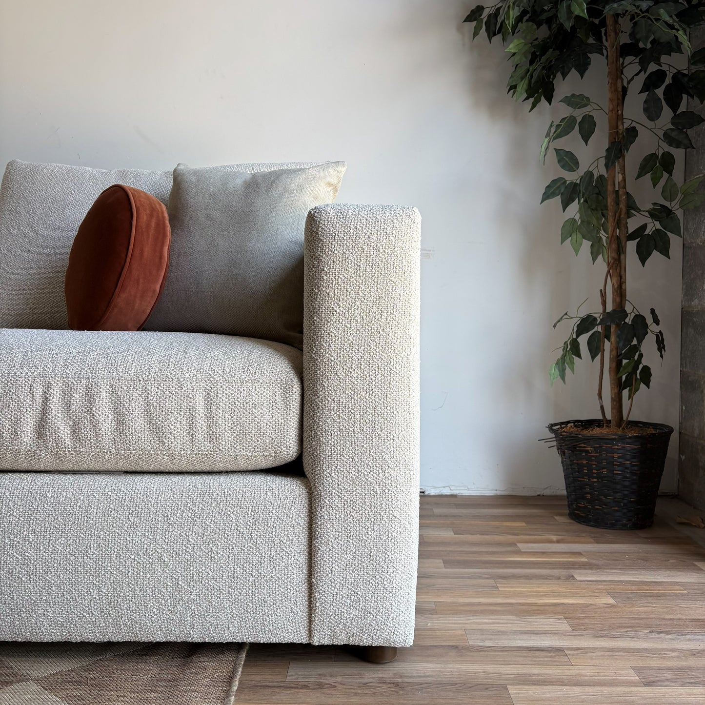 Bassett Beckham Chaise Sectional in Revolution Performance Fabric
