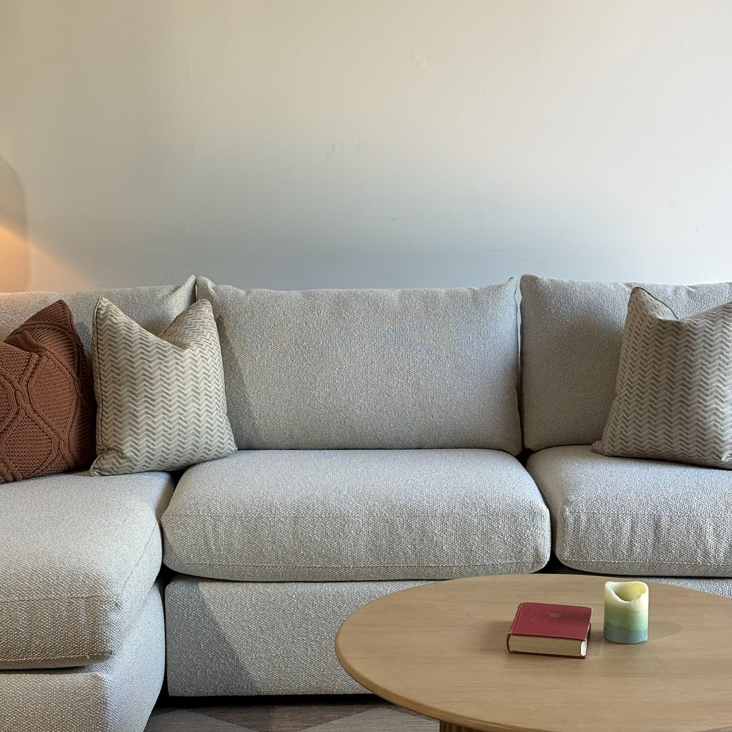 Bassett Beckham Chaise Sectional in Revolution Performance Fabric