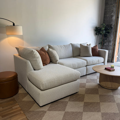Bassett Beckham Chaise Sectional in Revolution Performance Fabric
