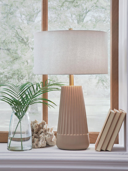 Dellner Ceramic Table Lamp crop view