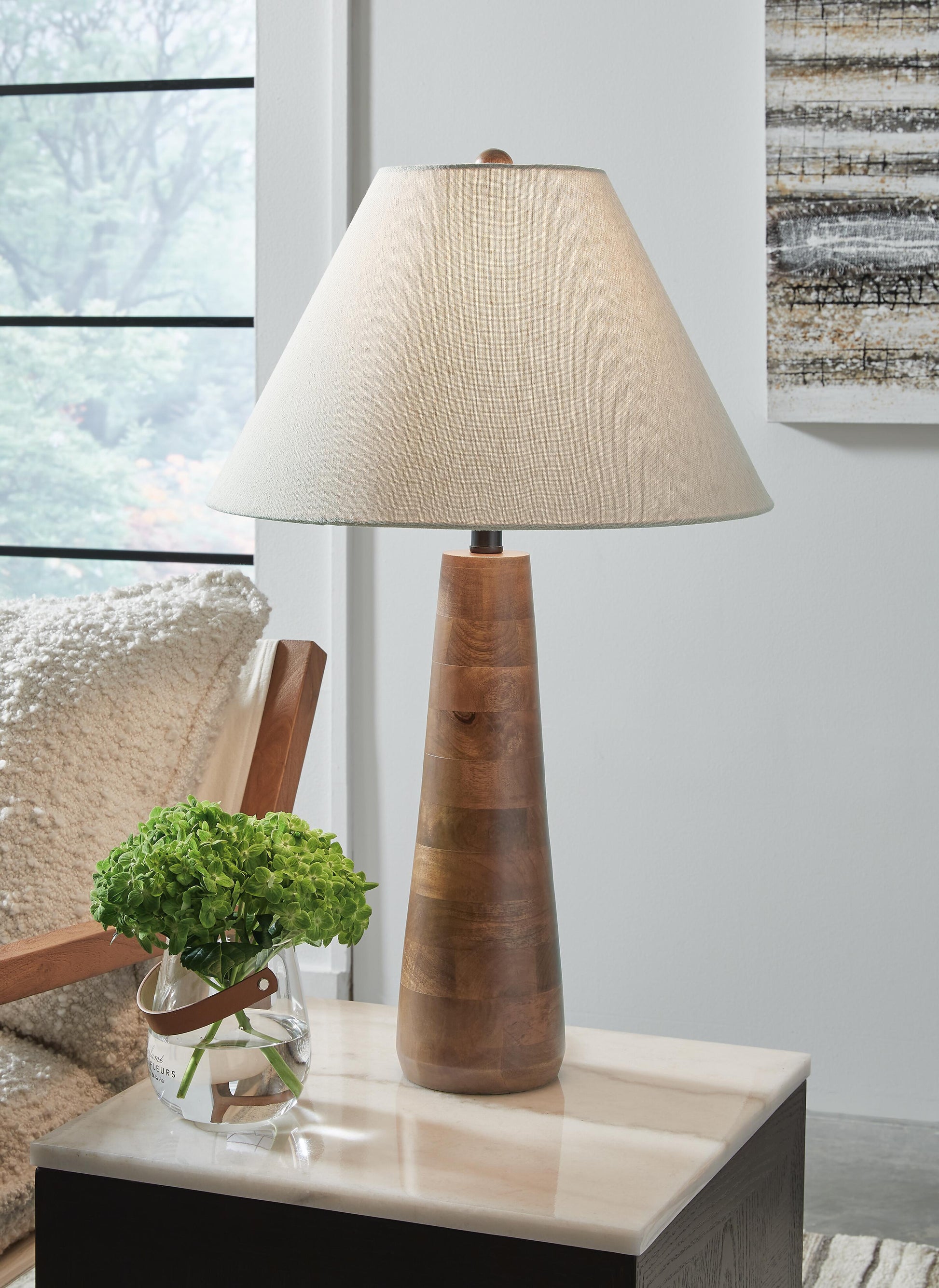 Danset Wood Table Lamp full view