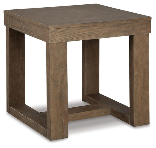 Cariton Square End Table angle view