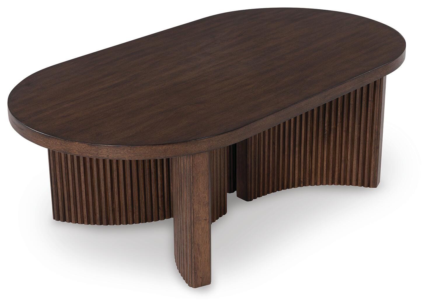 Korestone Oval Cocktail Table alternate angle