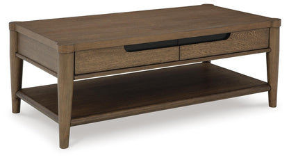 Roanhowe Rectangular Cocktail Table closed