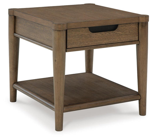 Roanhowe Rectangular End Table closed
