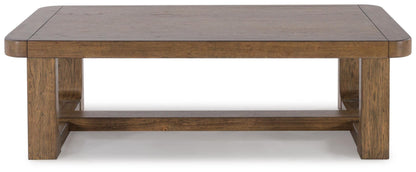 Cabalynn Rectangular Cocktail Table head-on view