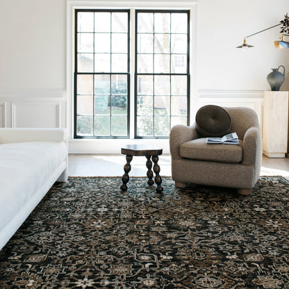 Acacia Area Rug — ACA05 (Black)