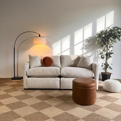 Brook Loveseat in Anquilla Ivory Performance Chenille — Kindred Couches