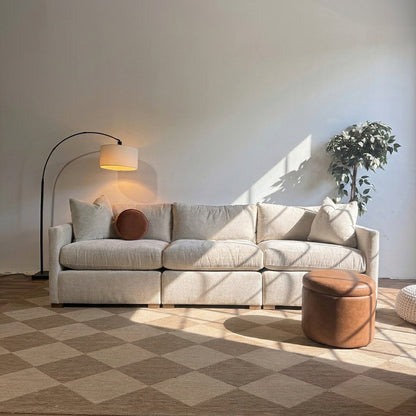 Brook Sofa in Milano Sand Velvet — Kindred Couches
