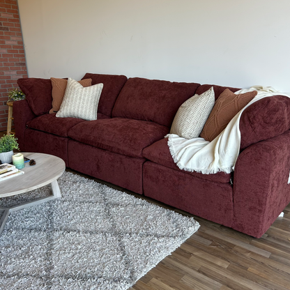 NEW Joybird Bryant Red 3 Piece Couch