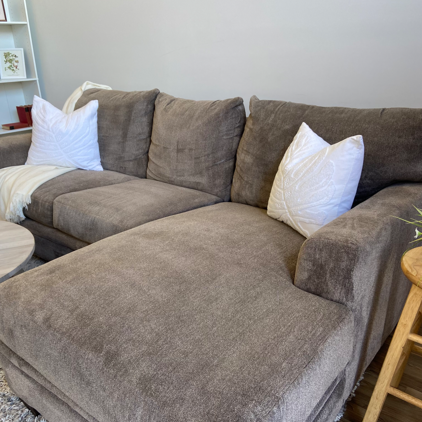 Bob’s Furniture  Sectional in Gray