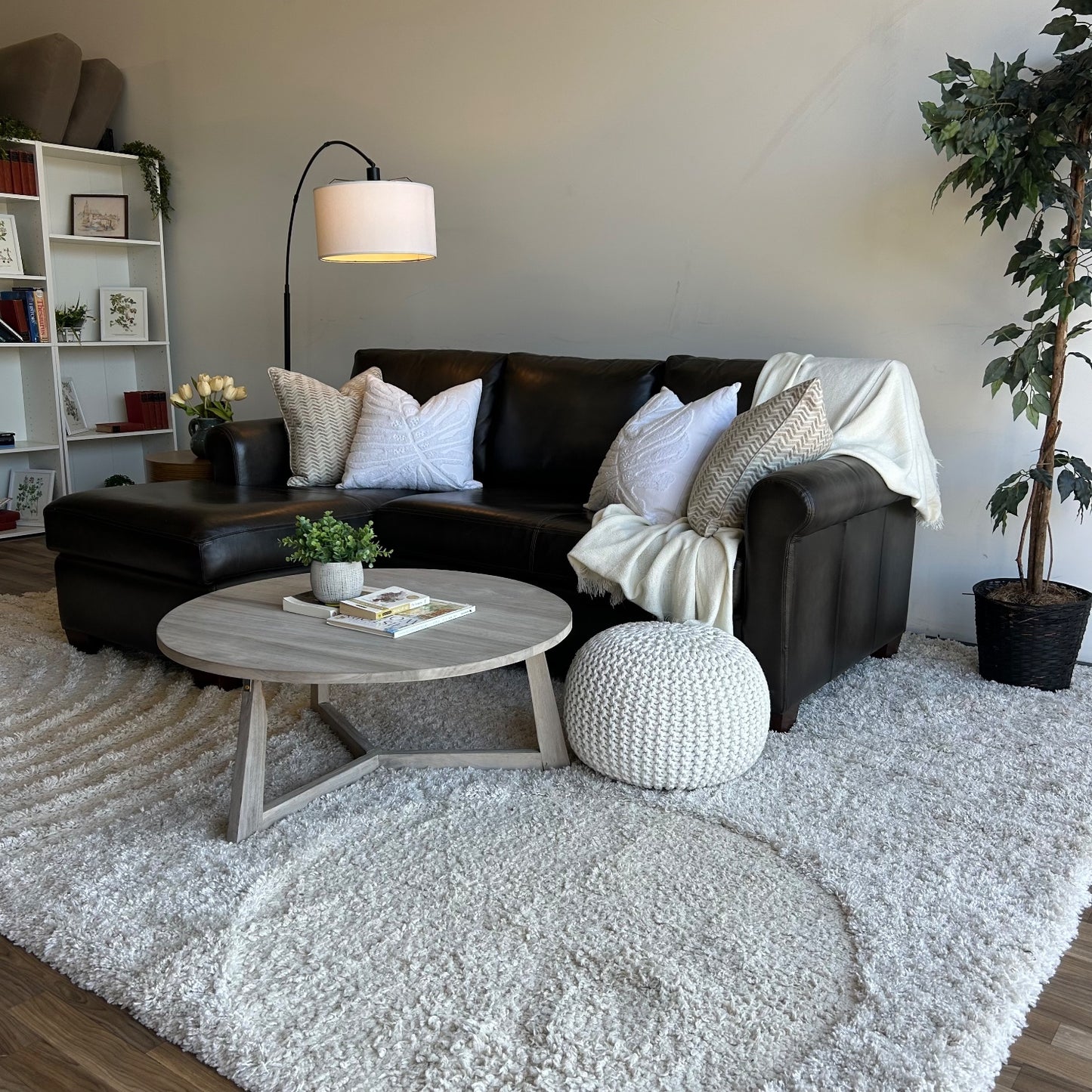 Pottery Barn Pearce 2-Piece Sectional in Dark Chocolate