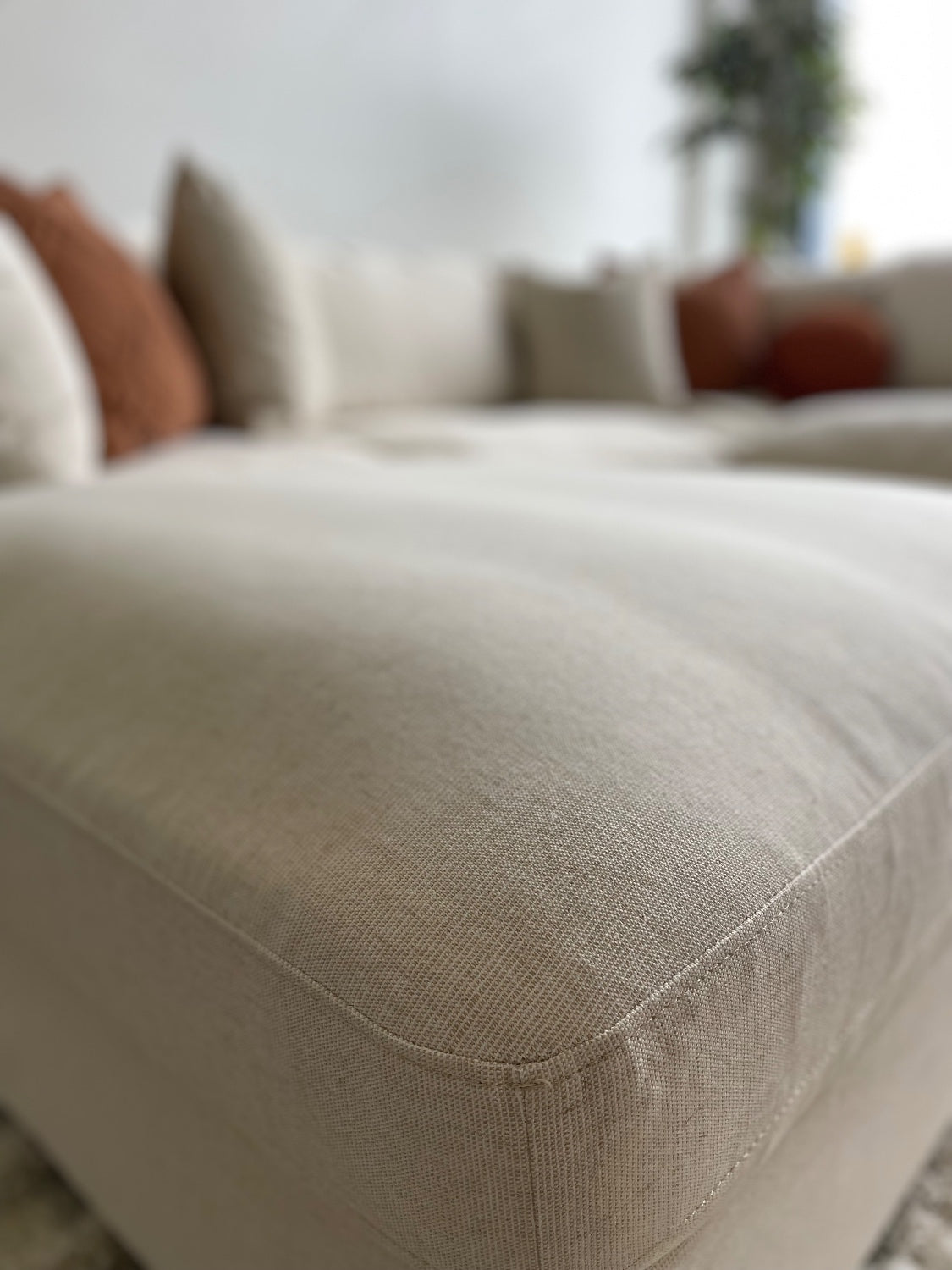Serene 5 Piece Modular Cloud Couch in Linen Beige