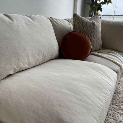 Serene 3 Piece Modular Cloud Couch in Linen Beige
