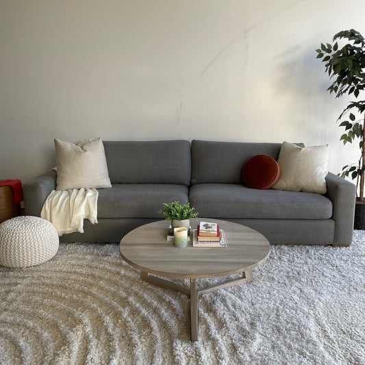 Restoration Hardware Maxwell in Grey Linen