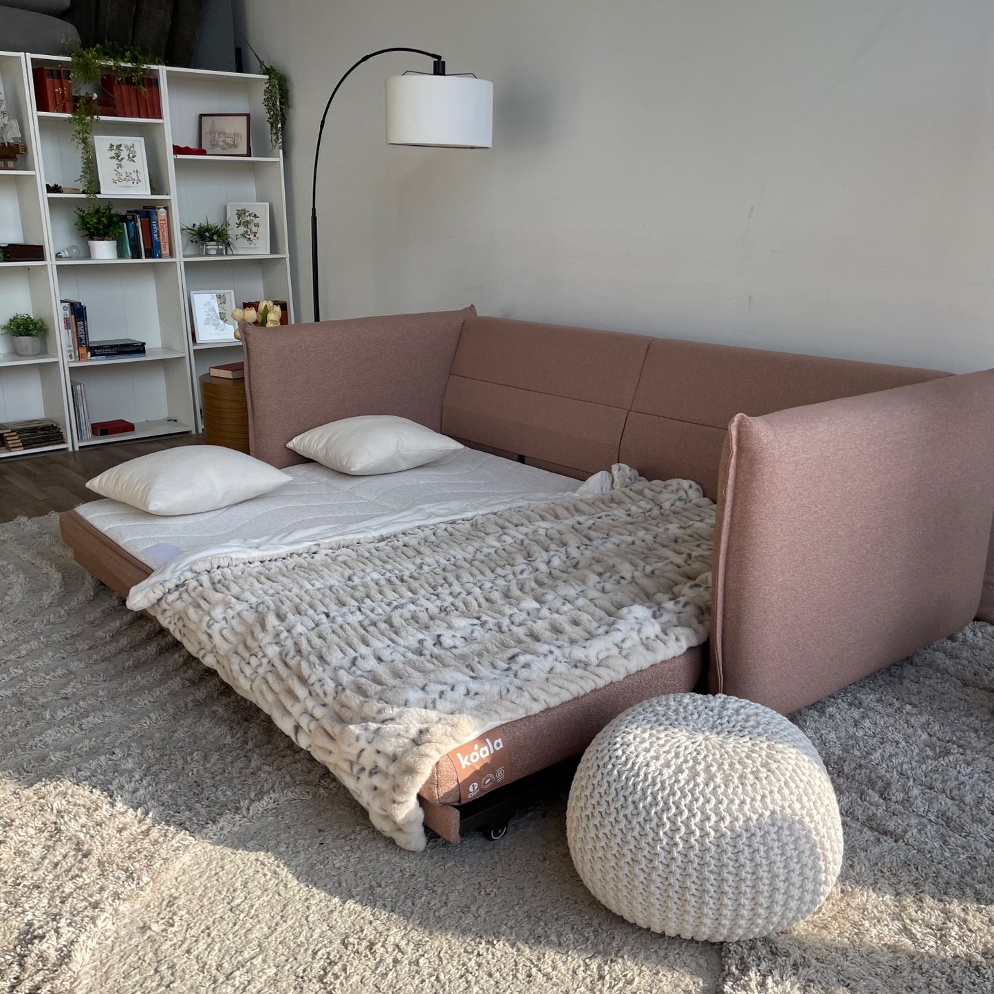Koala Sofa Bed in Blush Sunset
