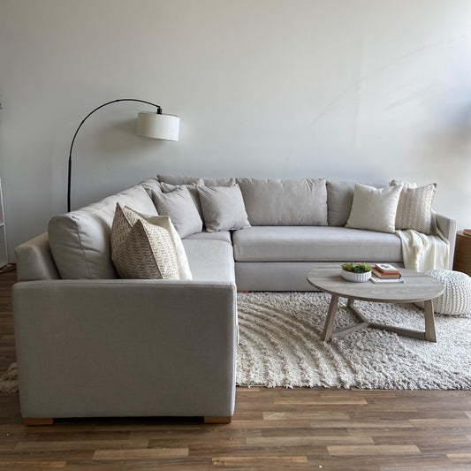 Interior Define Scarlett 3-piece Sectional in Cream