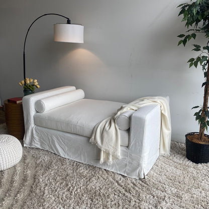 Interior Define Sloan Day Bed in White Linen