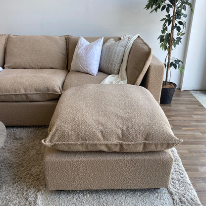 Albany Park Kova Modular 4 Pc Sectional in Fawn Performance Boucle (Pillow Top)