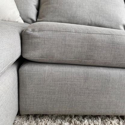 Crate & Barrel Barret II 2 Piece Sectional in Gray