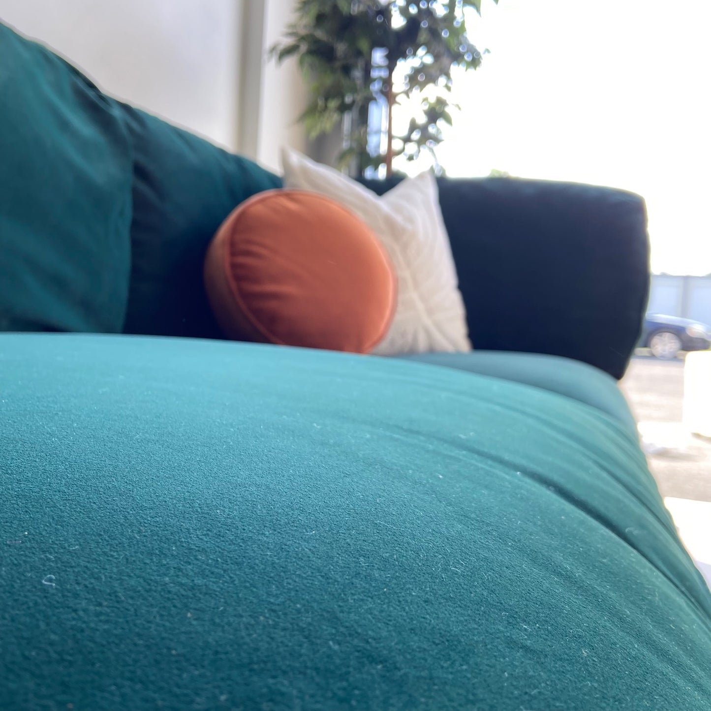 Albany Park Kova Modular 5pc Sectional in Dark Teal Color w/Ottoman (Box Top)