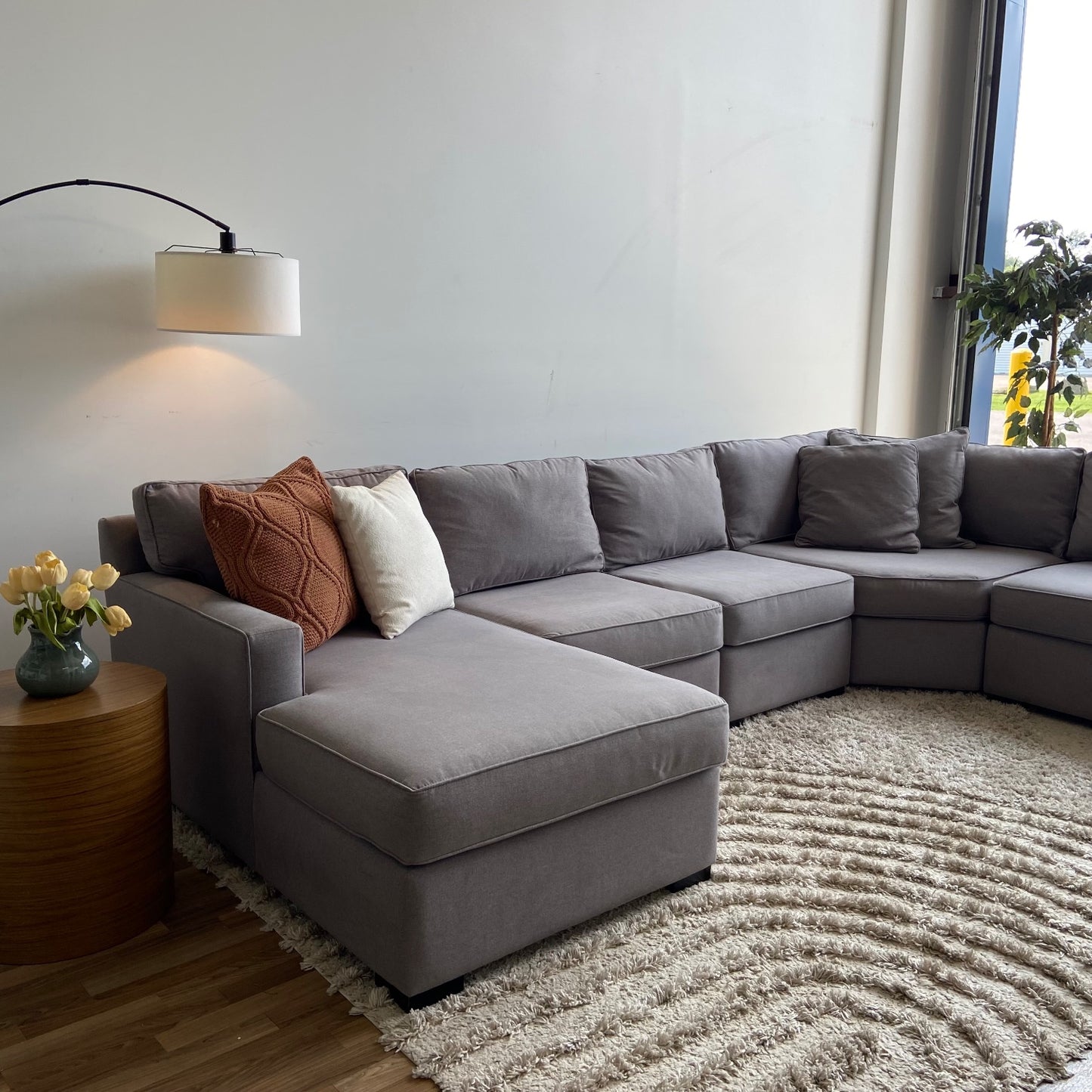 Macy's Radley 6-piece sectional in gray