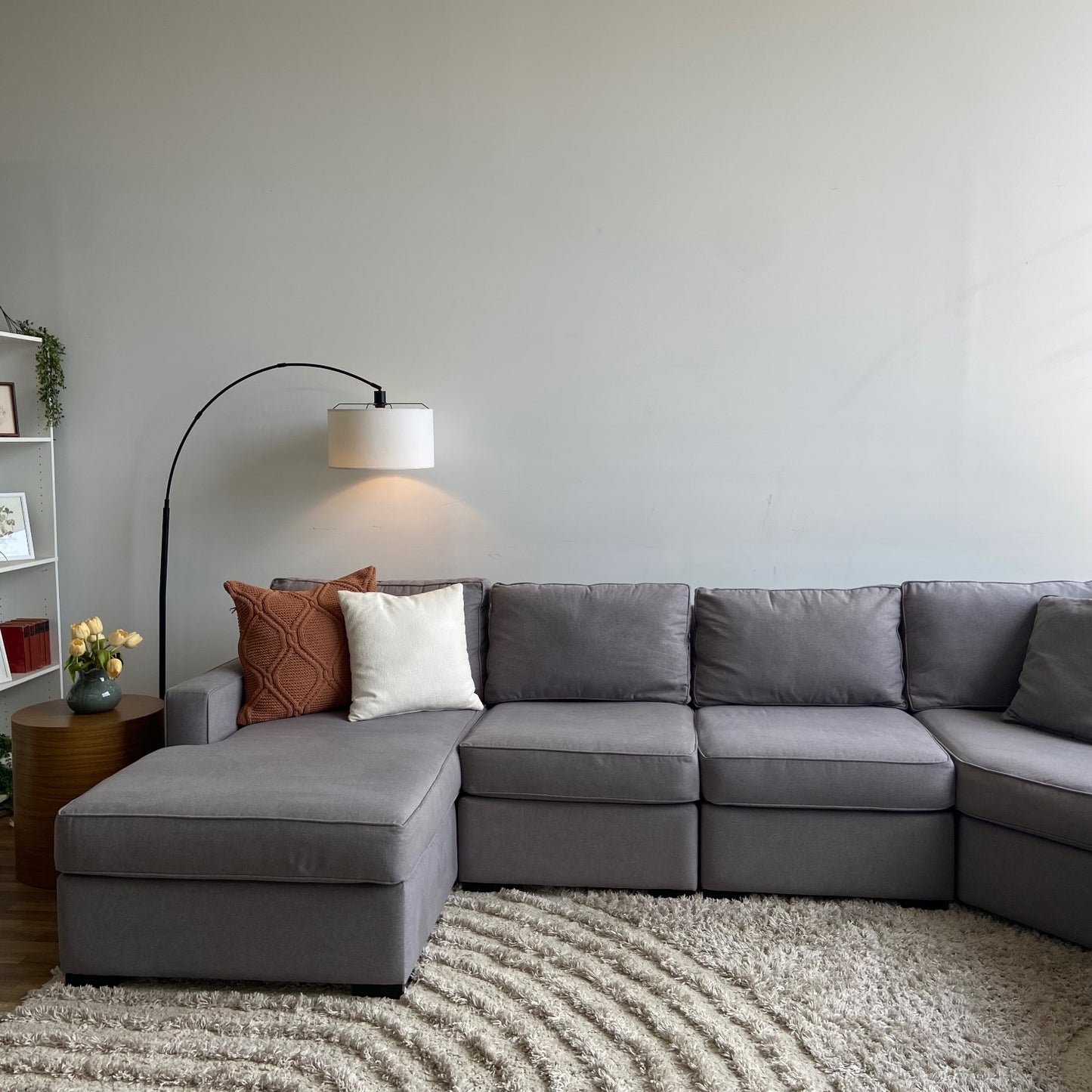 Macy's Radley 6-piece sectional in gray