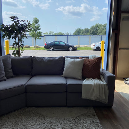 Macy's Radley 6-piece sectional in gray