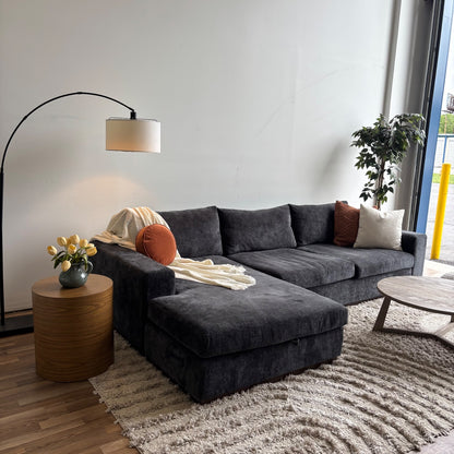 Joybird Holt 2pc Sectional Couch in Black