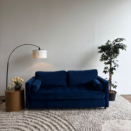 Joybird Briar Sleeper Sofa in Velvet Blue