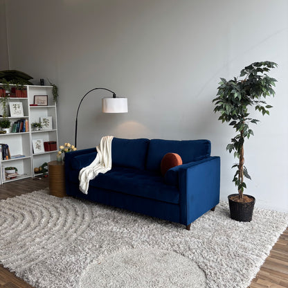 Joybird Briar Sleeper Sofa in Velvet Blue