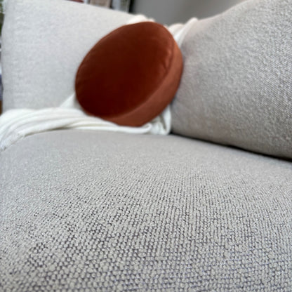 Mitchell Gold & Bob Williams Franco II Studio Sofa in White Boucle
