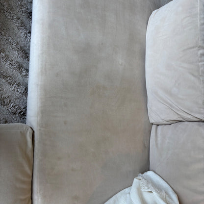 West Elm Haven 2-Piece Bumper Sectional in Beige