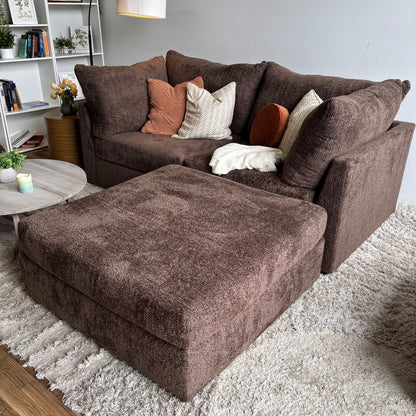 Bennett 3pc Couch in Chocolate Color