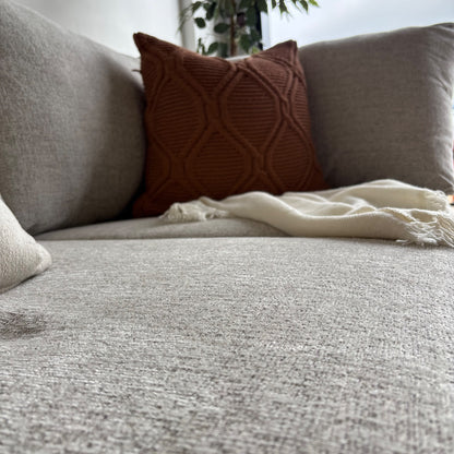 Bennett 3pc Modular Couch in Cream Color