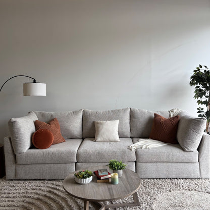 Bennett 3pc Modular Couch in Cream Color