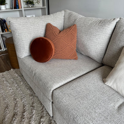 Bennett 3pc Modular Couch in Cream Color