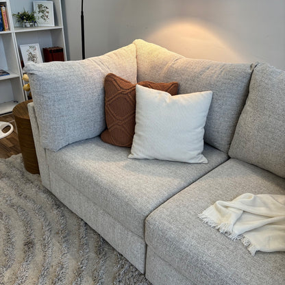 Bennett 2pc Modular Sofa in Cream Color