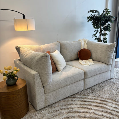 Bennett 2pc Modular Sofa in Cream Color