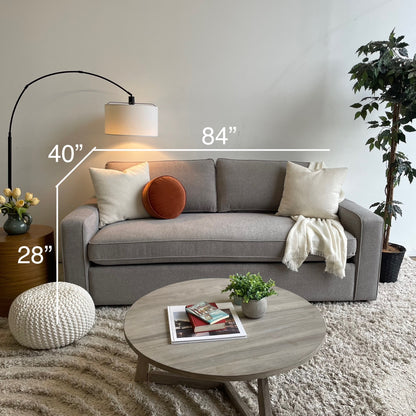 Interior Define James Sleeper Sofa in Gray