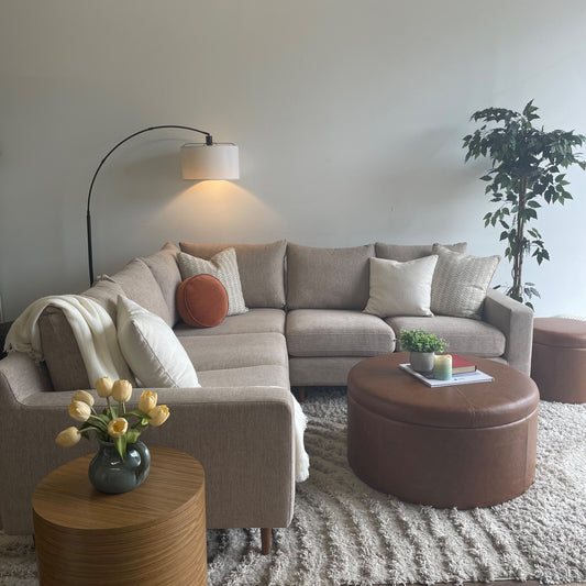 Interior Define Sloan Corner Sectional in beige