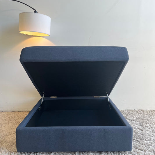 Interior Define Tatum Ottoman in Performance Brushed Knit Dusk