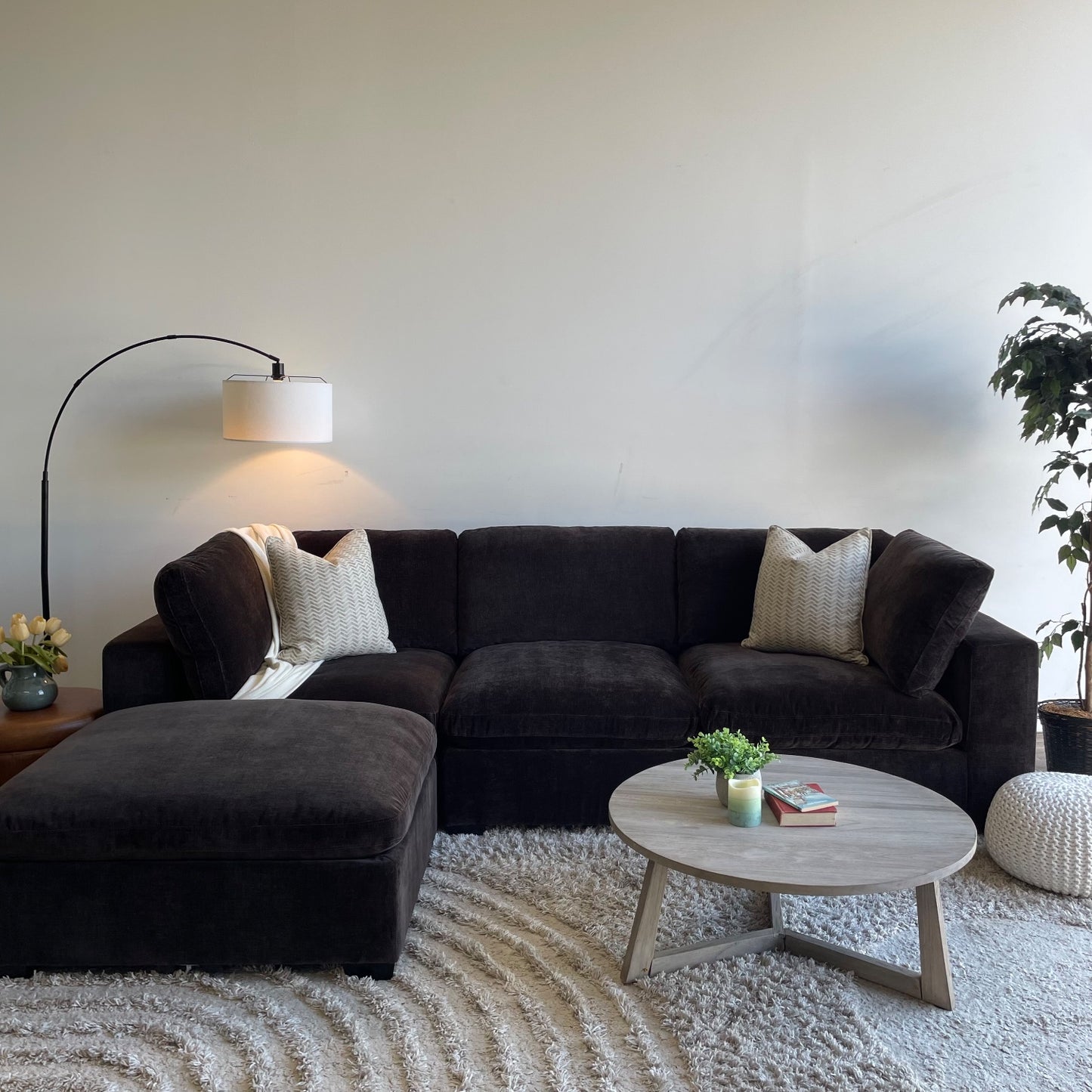 Lakeview Modular Sectional in Dark Chocolate