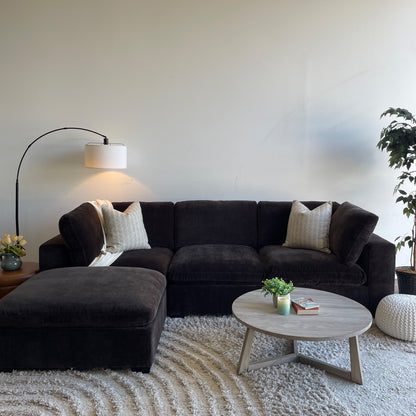 Lakeview Modular Sectional in Dark Chocolate