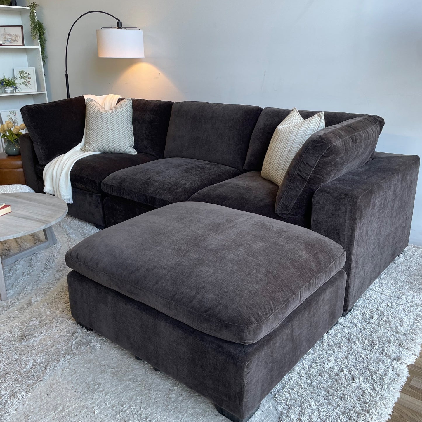 Lakeview Modular Sectional in Dark Chocolate